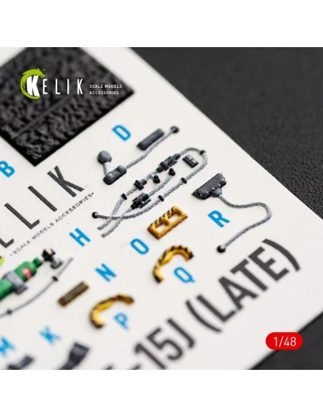 F-15J (Late) - interior 3D decals for Hasegawa, 1/48 - Kelik K48181