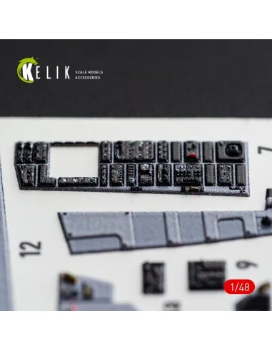 F-15DJ Eagle - interior 3D decals for Hasegawa, 1/48 - Kelik K48182