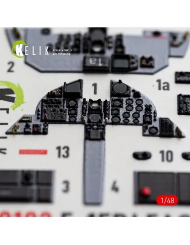 F-15DJ Eagle - interior 3D decals for Hasegawa, 1/48 - Kelik K48182