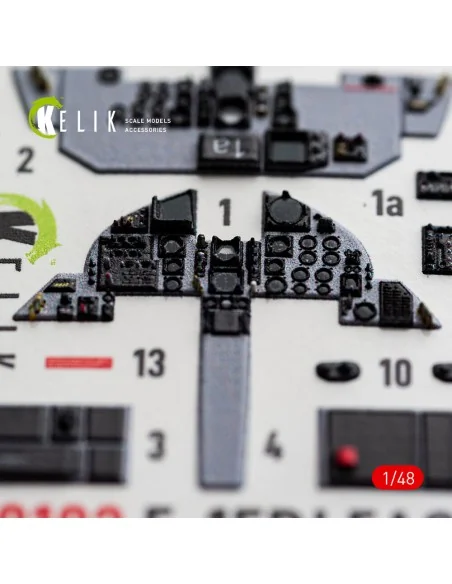 F-15DJ Eagle - interior 3D decals for Hasegawa, 1/48 - Kelik K48182