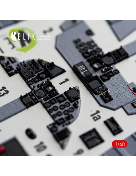 F-15DJ Eagle - interior 3D decals for Hasegawa, 1/48 - Kelik K48182