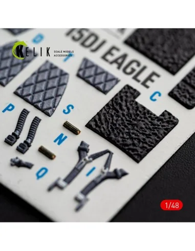 F-15DJ Eagle - interior 3D decals for Hasegawa, 1/48 - Kelik K48182