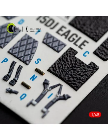 F-15DJ Eagle - interior 3D decals for Hasegawa, 1/48 - Kelik K48182