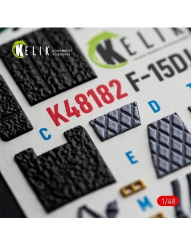F-15DJ Eagle - interior 3D decals for Hasegawa, 1/48 - Kelik K48182