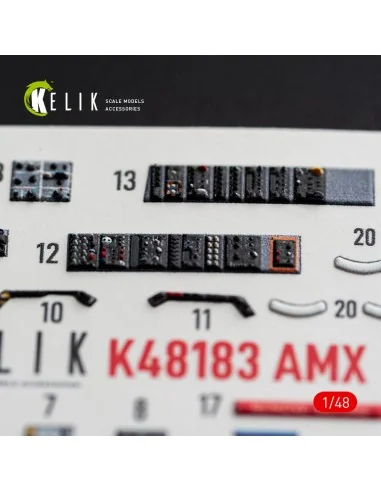 AMX - interior 3D decals for Hobby Boss, 1/48 - Kelik K48183