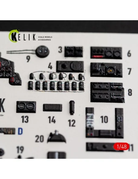 [NO_DESC] Defiant F1 - interior 3D decals for Trumpeter, 1/48 - Kel...