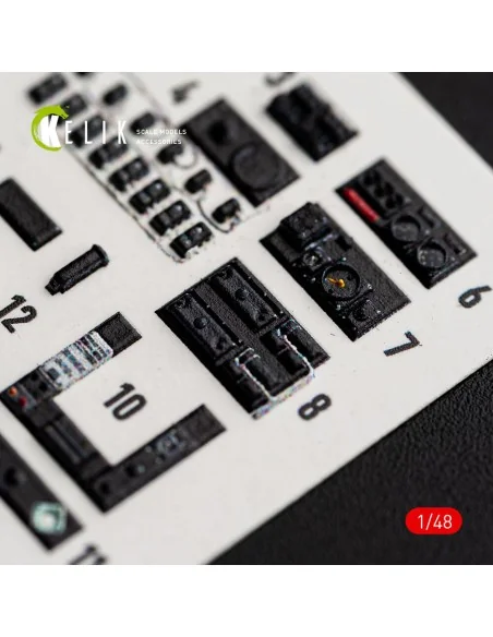 Defiant F1 - interior 3D decals for Trumpeter, 1/48 - Kelik K48184