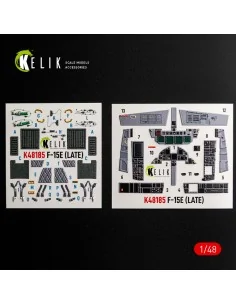 F-15E (Late) - interior 3D decals for Hasegawa, 1/48 - Kelik K48185