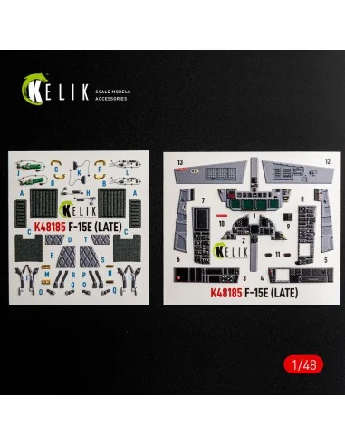 F-15E (Late) - interior 3D decals for Hasegawa, 1/48 - Kelik K48185