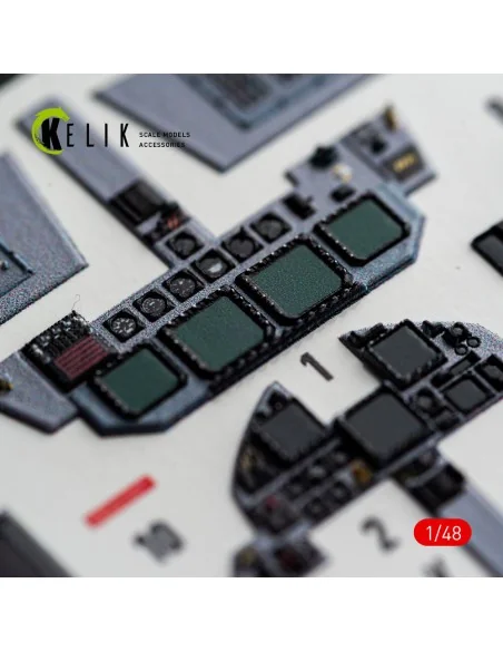 F-15E (Late) - interior 3D decals for Hasegawa, 1/48 - Kelik K48185