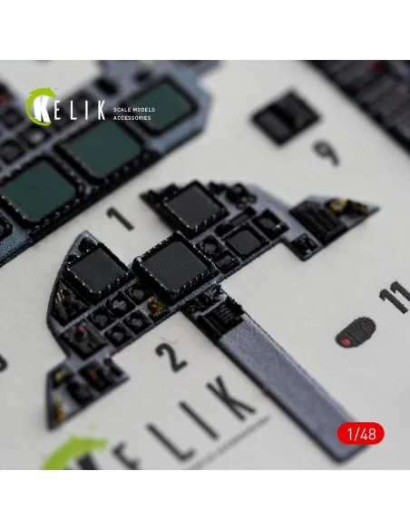 F-15E (Late) - interior 3D decals for Hasegawa, 1/48 - Kelik K48185