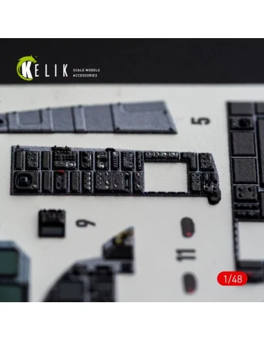 [NO_DESC] F-15E (Late) - interior 3D decals for Hasegawa, 1/48 - Ke...