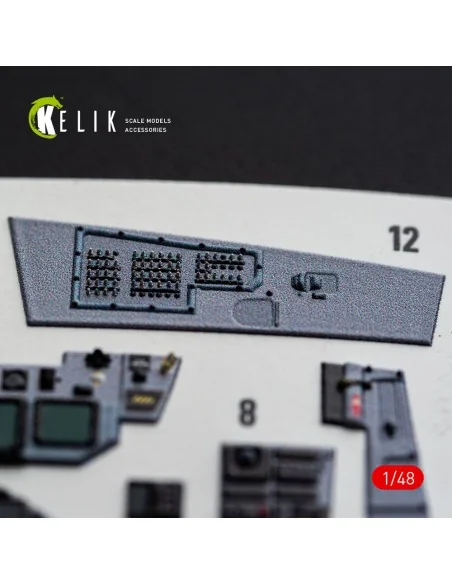 F-15E (Late) - interior 3D decals for Hasegawa, 1/48 - Kelik K48185