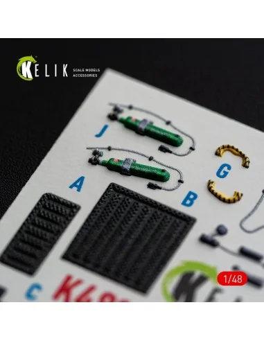 F-15E (Late) - interior 3D decals for Hasegawa, 1/48 - Kelik K48185