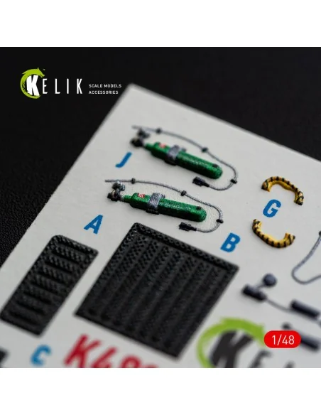 F-15E (Late) - interior 3D decals for Hasegawa, 1/48 - Kelik K48185