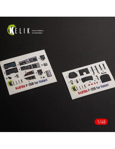 F-35B - interior 3D decals for Italeri, 1/48 - Kelik K48186