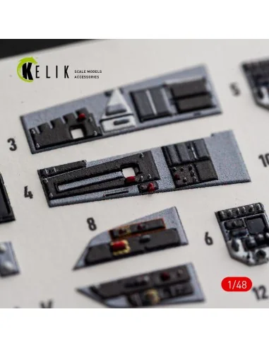 F-35B - interior 3D decals for Italeri, 1/48 - Kelik K48186
