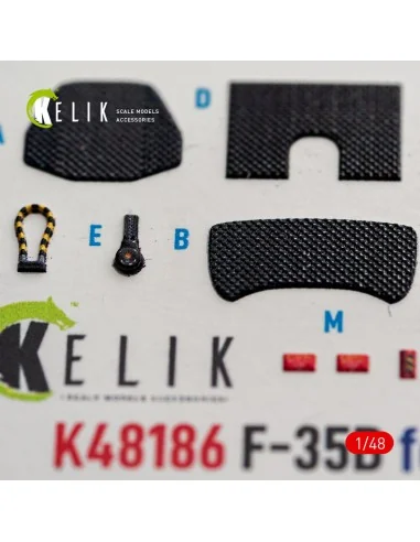 [NO_DESC] F-35B - interior 3D decals for Italeri, 1/48 - Kelik K48186