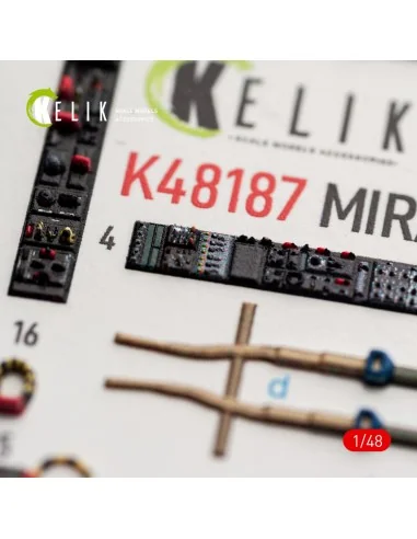 Mirage F1C/CR - interior 3D decals for Italeri, 1/48 - Kelik K48187