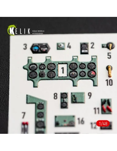 A6M5a - interior 3D decals for Fine Molds, 1/48 - Kelik K48188