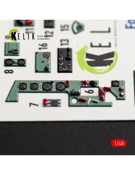A6M5a - interior 3D decals for Fine Molds, 1/48 - Kelik K48188
