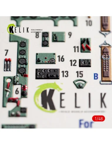 A6M5a - interior 3D decals for Fine Molds, 1/48 - Kelik K48188