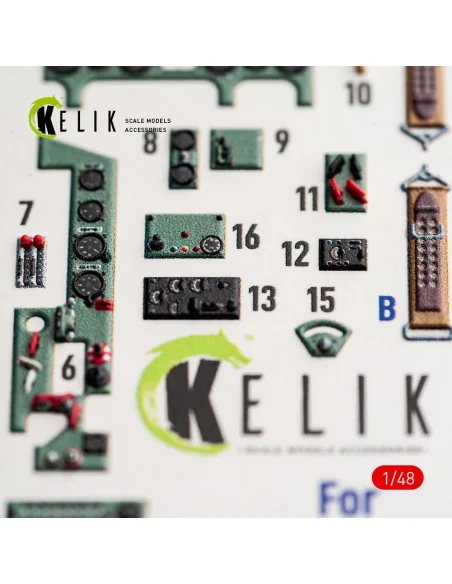 A6M5a - interior 3D decals for Fine Molds, 1/48 - Kelik K48188