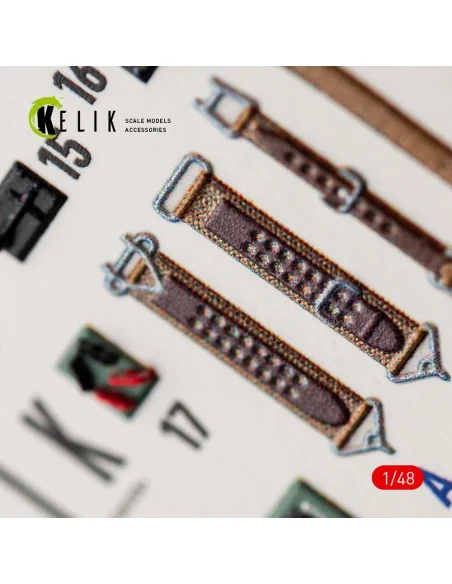 [NO_DESC] A6M2b Zero - interior 3D decals for Academy, 1/48 - Kelik...