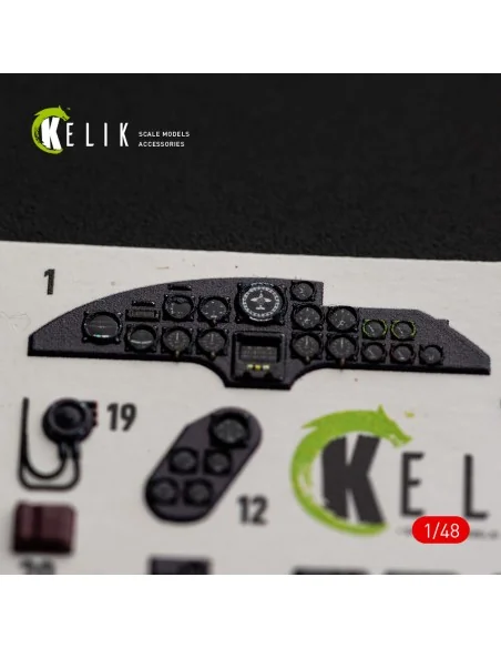 He-111 H-16 - interior 3D decals for ICM, 1/48 - Kelik K48191