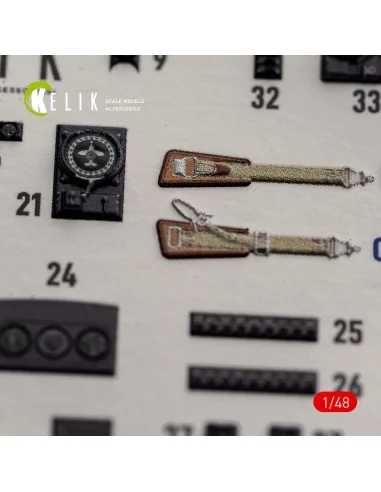 He-111 H-16 - interior 3D decals for ICM, 1/48 - Kelik K48191