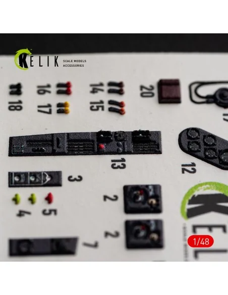 [NO_DESC] He-111 H-16 - interior 3D decals for ICM, 1/48 - Kelik K4...