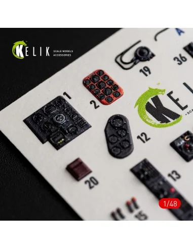 [NO_DESC] He-111 H-20 - interior 3D decals for ICM, 1/48 - Kelik K4...