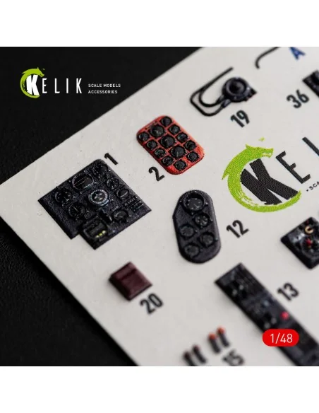 [NO_DESC] He-111 H-20 - interior 3D decals for ICM, 1/48 - Kelik K4...