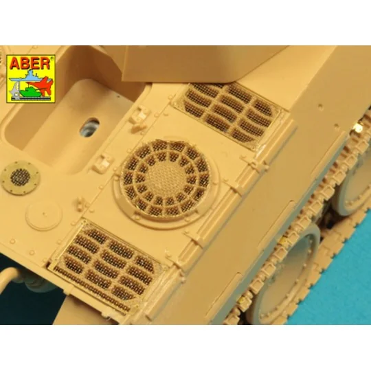 Grilles for Panther D, 1/48 - Aber Models 48 A33
