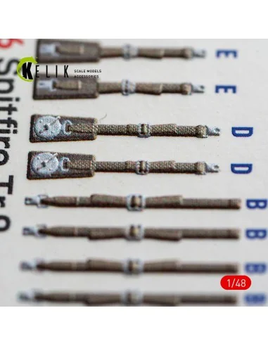 [NO_DESC] Spitfire TR.9 - interior 3D decals for Airfix, 1/48 - Kel...
