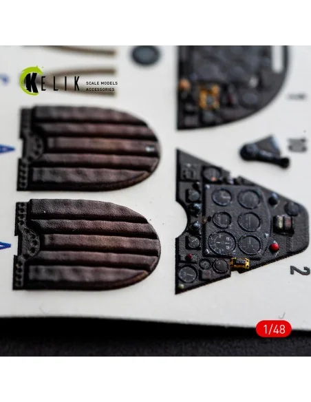 Spitfire TR.9 - interior 3D decals for Airfix, 1/48 - Kelik K48166