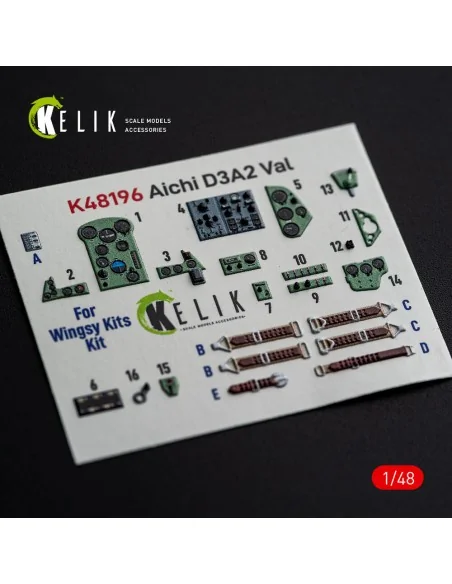 [NO_DESC] Aichi D3A2 Val - interior 3D decals for Wingsy Kits, 1/48...