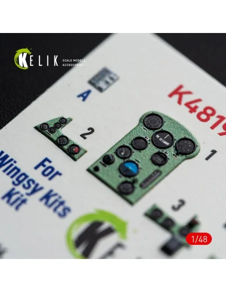 Aichi D3A2 Val - interior 3D decals for Wingsy Kits, 1/48 - Kelik K...