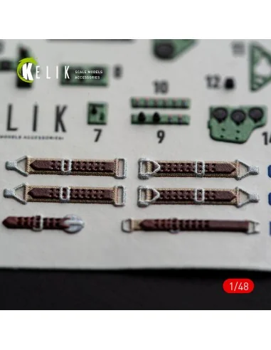 Aichi D3A2 Val - interior 3D decals for Wingsy Kits, 1/48 - Kelik K...