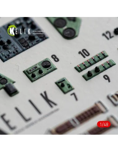 Aichi D3A2 Val - interior 3D decals for Wingsy Kits, 1/48 - Kelik K...