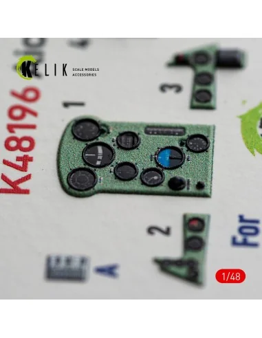 Aichi D3A2 Val - interior 3D decals for Wingsy Kits, 1/48 - Kelik K...