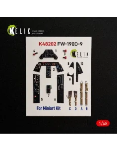 [NO_DESC] FW-190D-9 - interior 3D decals for MiniArt, 1/48 - Kelik ...