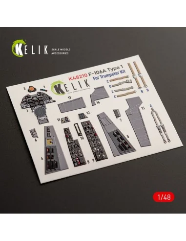 [NO_DESC] F-106A Delta Dart Type 1 - interior 3D decals for Trumpet...