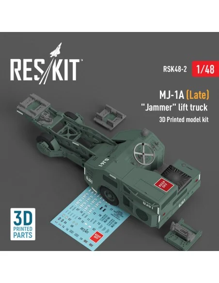 MJ-1A (Late) Jammer lift truck (3D Printed model kit), 1/48 - ResKi...