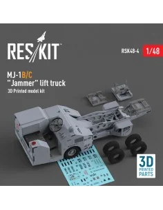 MJ-1B/C Jammer lift truck (3D Printed model kit), 1/48 - ResKit Mod...