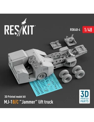 MJ-1B/C Jammer lift truck (3D Printed model kit), 1/48 - ResKit Mod...