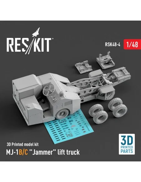 MJ-1B/C Jammer lift truck (3D Printed model kit), 1/48 - ResKit Mod...