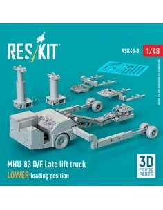 MHU-83 D/E Late lift truck LOWER loading position (3D Printed model... 2