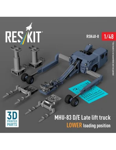 MHU-83 D/E Late lift truck LOWER loading position (3D Printed model...