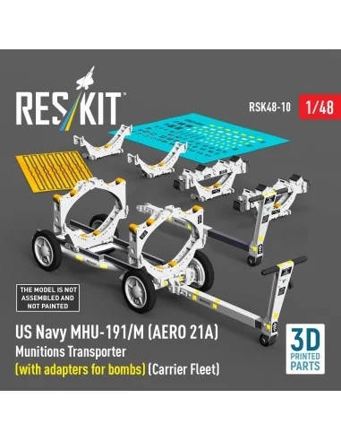US NAVY MHU-191/M (AERO 21A) Munitions Transporter (with adapters f...